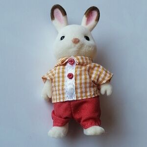 Vintage 1985 Sylvanian Families Calico Critters Bunny Rabbit Figurine